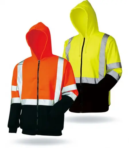 Fashion style OrangeYellow Hoodie
Keep safe and warm
Protect your workmates by keeping t