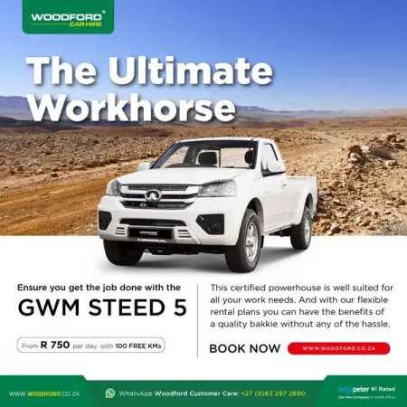 In the 1920s they used horses, in 2022 we use the GWM Steed 5, offering all the hor