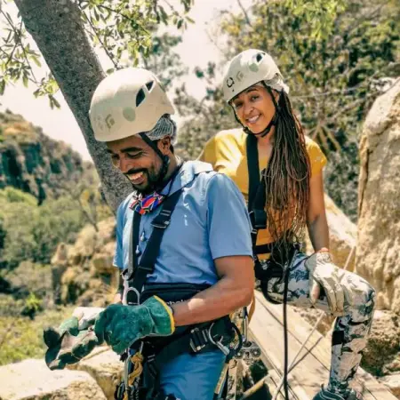 Take the plunge and hang with us at our Canopy Tour ziplining facility situated in 