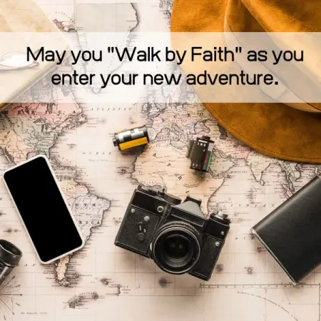 DISTINCTFAITH.COM
Walk by faith Socks
New job? New country? New adventure? Here is a