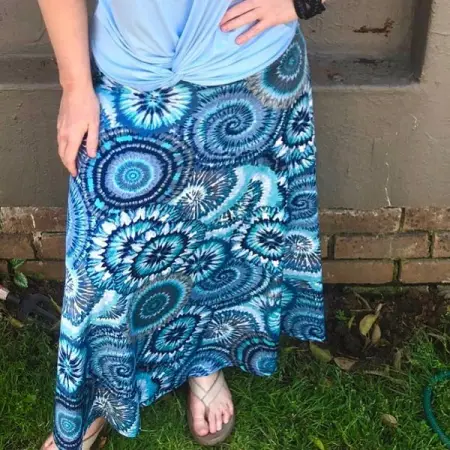 TYE DYE SWIRL cotton blend skirt R285.00
Sizes SM, LXL  XXL
INSTAGRAM.COM
Wear