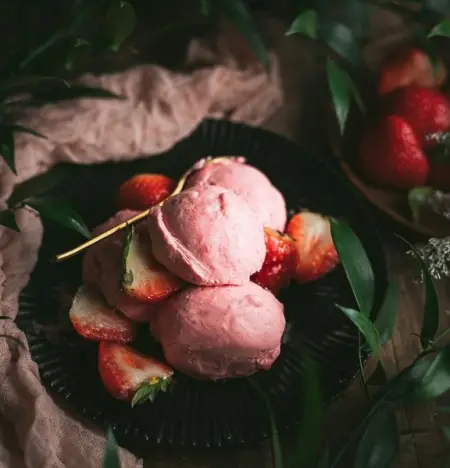 Strawberry Sherbet

Ingredients
1 cup whole strawberries hulled
1 Tbsp lemon 
