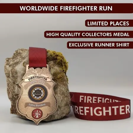 Runners love firefighters Take part at the worldwide firefighter run and make this 