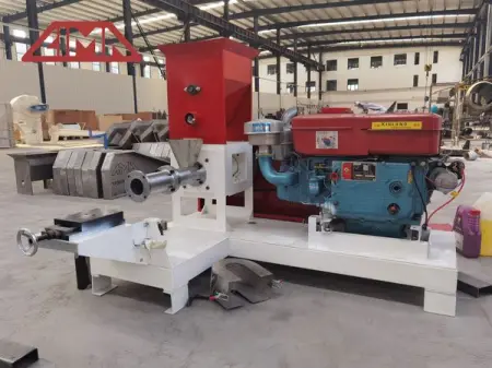 diesel floating fish feed pellet extruder
Henan Lima Machinery Manufacture CO. ,LTD.
G