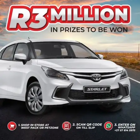 BLOG.PETZONE.CO.ZA
R3 Million in Prizes To Be Won!
Learn More
 