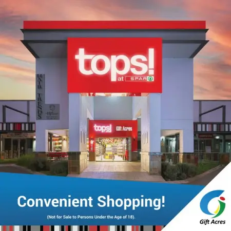 GIFTACRES.CO.ZA
New Store Now Open
at Gift Acres
at Gift Acres