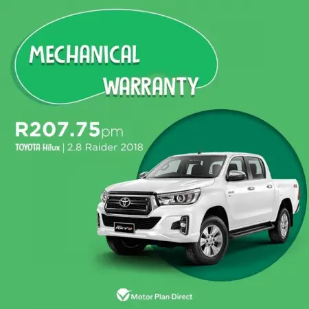 Go where no man has gone before, knowing that your Hilux is covered against an un