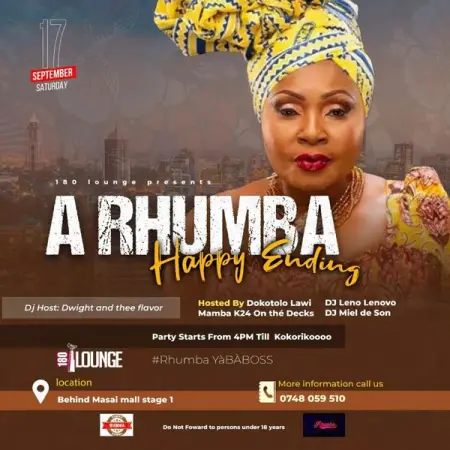 This Saturday we have RHUMBA WITH dokotololawimamba

tellafriendtotellafriend totellalltheir