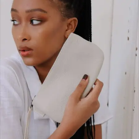 This little leather luxury is a practical accessory for an organised ROWDY Bag.