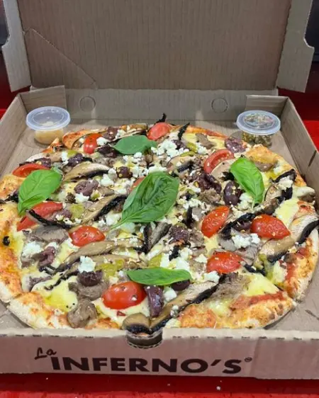 TGIF! pizzafridays
Only available lainfernospizzeria 

Call and collect av
