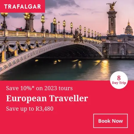 TRAFALGAR.COM
Stroll through streets filled with romance, history and adventure as