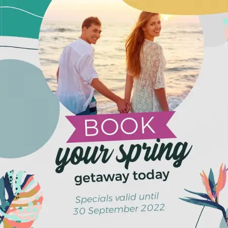 FB.ME
Book your Spring Getaway today!
Book Now
 