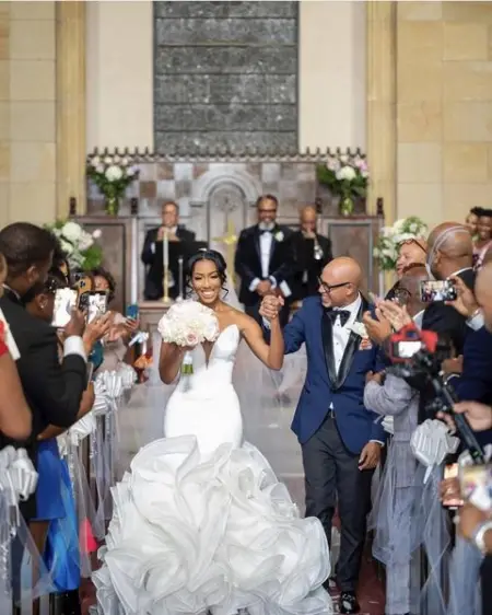 Yeah its The wedding season. Dress available in store. For sale and for hire. Free fittings 