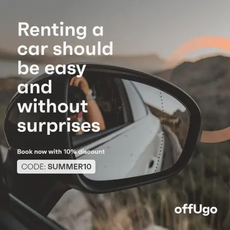  10 OFF  Code SUMMER10

Still planning your vacation? we make it easy for you...
OFFUGO.ES