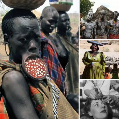 Think fashion trends cant get any more unusual than faux dark circles and squiggl