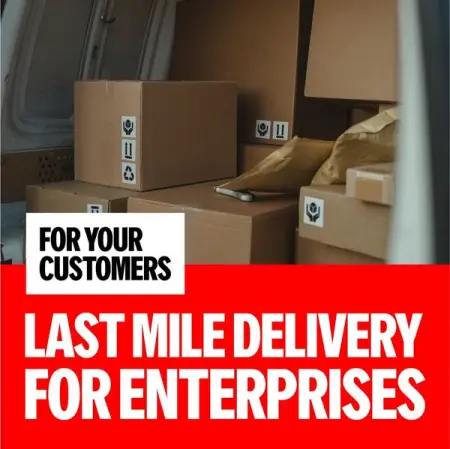 Smart and swift delivery for your customers!
Your Client Orders Today, the 