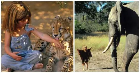 Her parents raised her in the heart of the jungle, she slept next to leopar