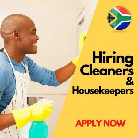 Latest Cleaners  Housekeepers job Offers in SA - Apply Now!!
NOBAFRICA.ORG
Cleaners  Houseke