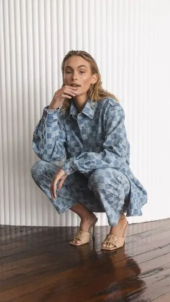 Introducing the Mason Shirt, California Pant and Jean Short in Indigo Checker.

3 Pieces al