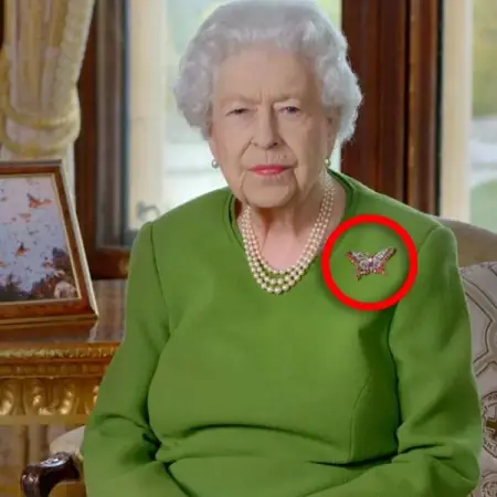 Before her passing, the Queen released a video in which eagle-eyed viewers spotted so