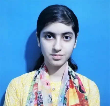 Khadijah is a 15-year-old chapter leader from stateofyouth_lahore. She has actively adv