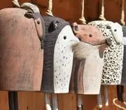 COURIONTESY.COM
Beautiful Rustic Animal Wind Chimes-Boho Handmade Garden
