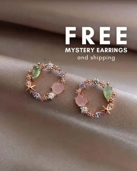  FREE Mystery Earrings with EVERY order  Get a pair of our best selling ea