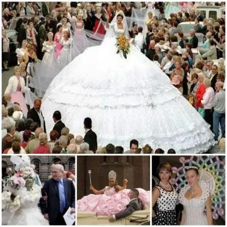 These brides chose unique wedding gown for their big day that turned out to be more funn