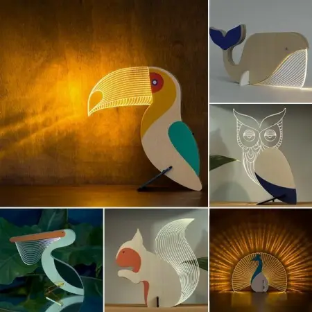 Theyre cute, hip, and practical. Perfect to use as a nightlight for kids or a deco