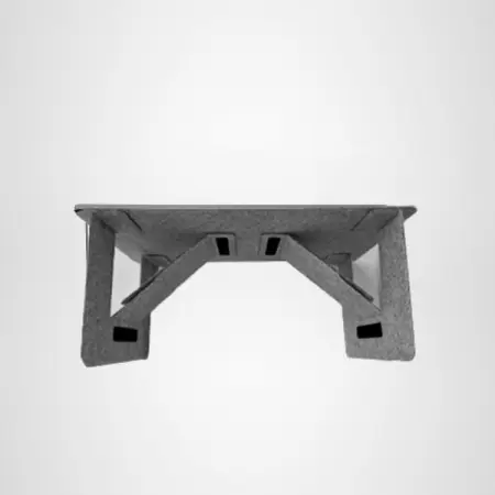 Simply fold this super-slim table into your backpack or sling bag for a 