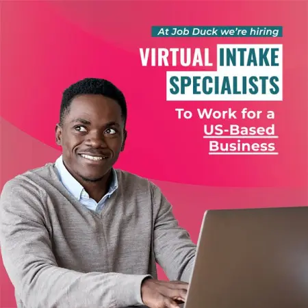 WWW.JOBDUCK.COM
Intake Specialist
Home-Office Position
Apply Now
Home-Office Pos