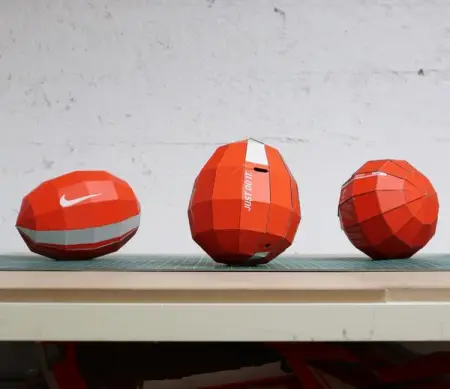  Nike shoe box form studies. These three forms prolate spheroids follow the sa