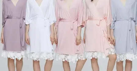 Wedding gowns, bridesmaids dresses, beautiful sleep wear, robes for brides  Bridesmaids