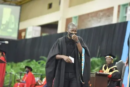 A 23-year-old graduate, who moved South Africans with his tears on the Univer