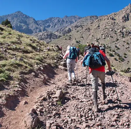 Explore the Atlas Mountains. On the journey to Mount Toubkal, apprecia