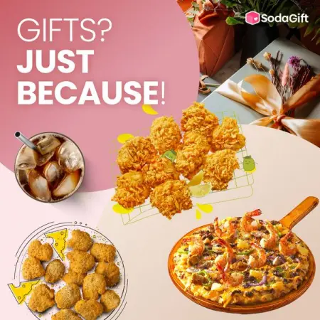 LINKS.SODAGIFT.COM
BBQ, BHC, Dominos
Learn More
 