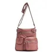 SQUARRECORPO.COM
Pocket Crossbody Bag Soft Leather Shoulder Purse Bag 
