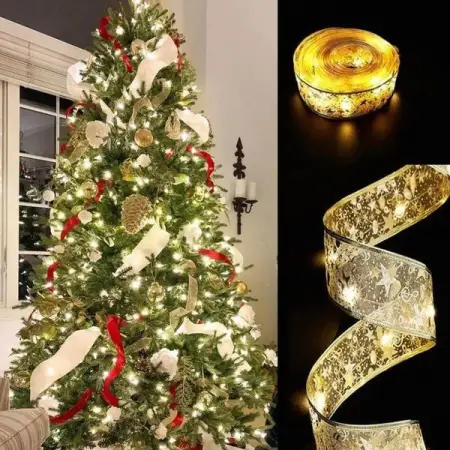 Beautiful! I need this for my Christmas tree.
This light band creates a romantic atmosphere 