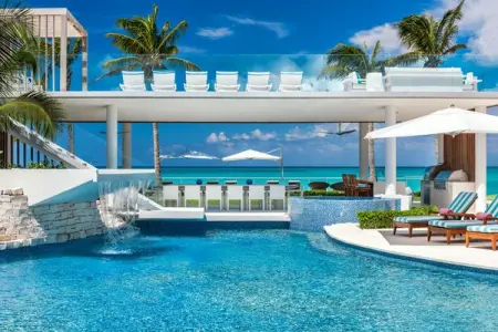 Salacia Turks and Caicos is a breathtaking six-bedroom waterfront proper