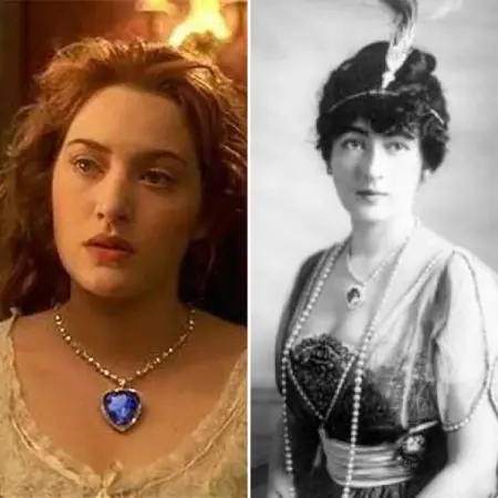 The iconic jewel from the classic film Titanic was thought to be a work of fiction, bu