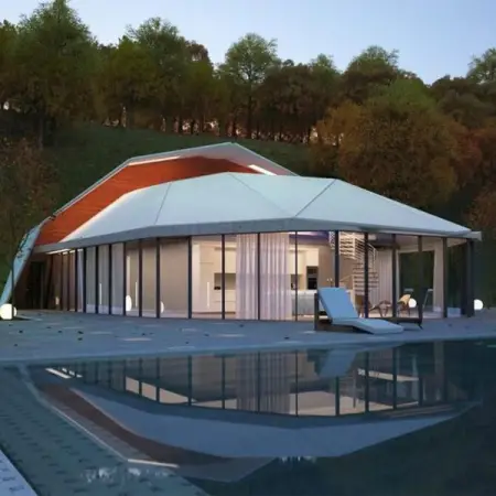 Use a tent as your house, cost-effectively, fast installation. Whatever to bu