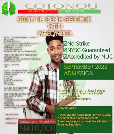 Admission Admission Admission

Apply with awaiting result.
Dont waste your time waitin