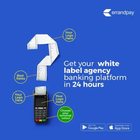 Start your agency banking with ErrandPays Whitelabel platform. This is