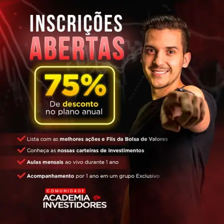  INSCRIES ABERTAS 

As inscries para o treinamento ACADEMIA DE INVESTIDORES esto abertas!

C