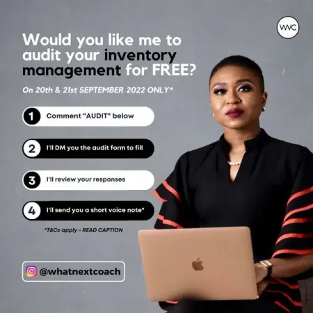  Comment the word AUDIT below and Ill DM you an audit form to fill it takes on