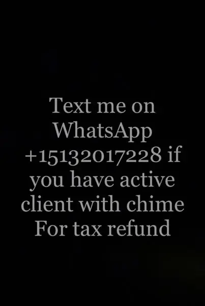 Text me if you have client with chime lets do  BIG DEAL
API.WHATSAPP.C