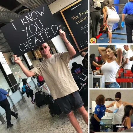 Airports are probably where there are the most people without self-awareness, and thes