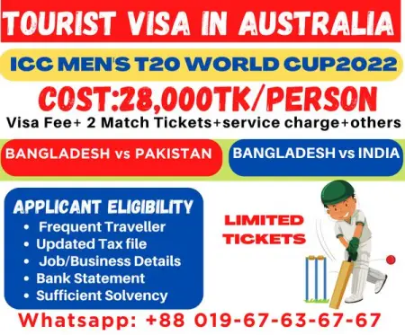 ICC T20 WORLD CUP 2022
API.WHATSAPP.COM
Tourist Visa AUSTRALIA
Educational, Immigration, 