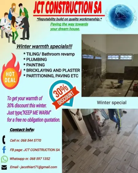 JCTCONSTRUCTIONSA.GODADDYSITES.COM
JCT Construction SA
We use cookies to analyze webs