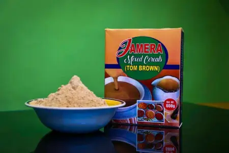 Jamera mixed cereal Tom brown is a healthy powder that is highly nutritious an
